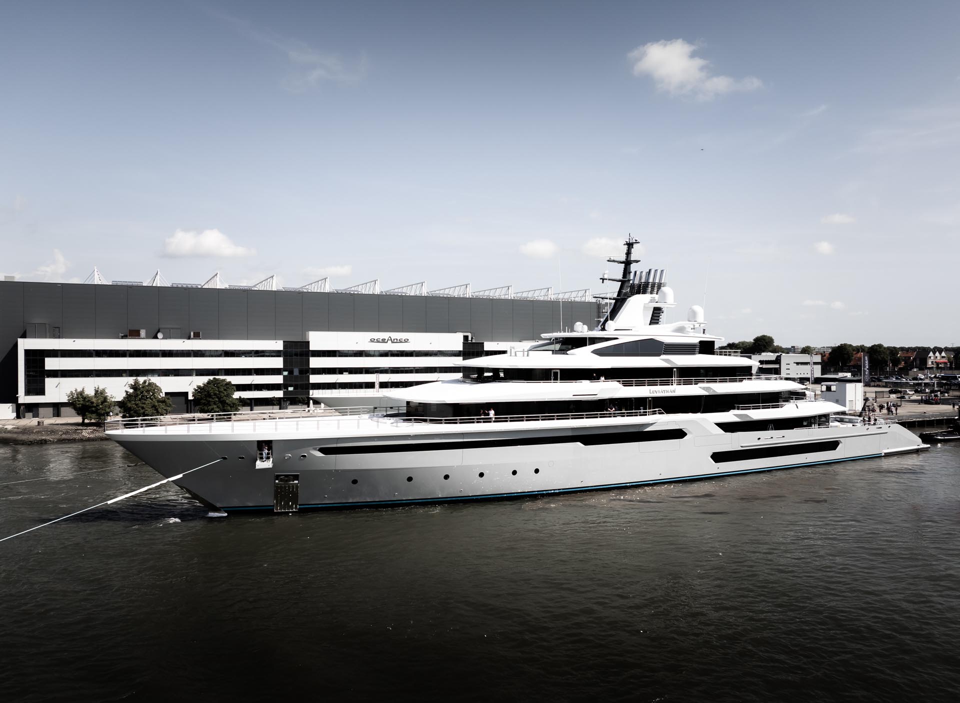 Oceanco Launches 111m Leviathan: A Superyacht Redefining Onboard Operations