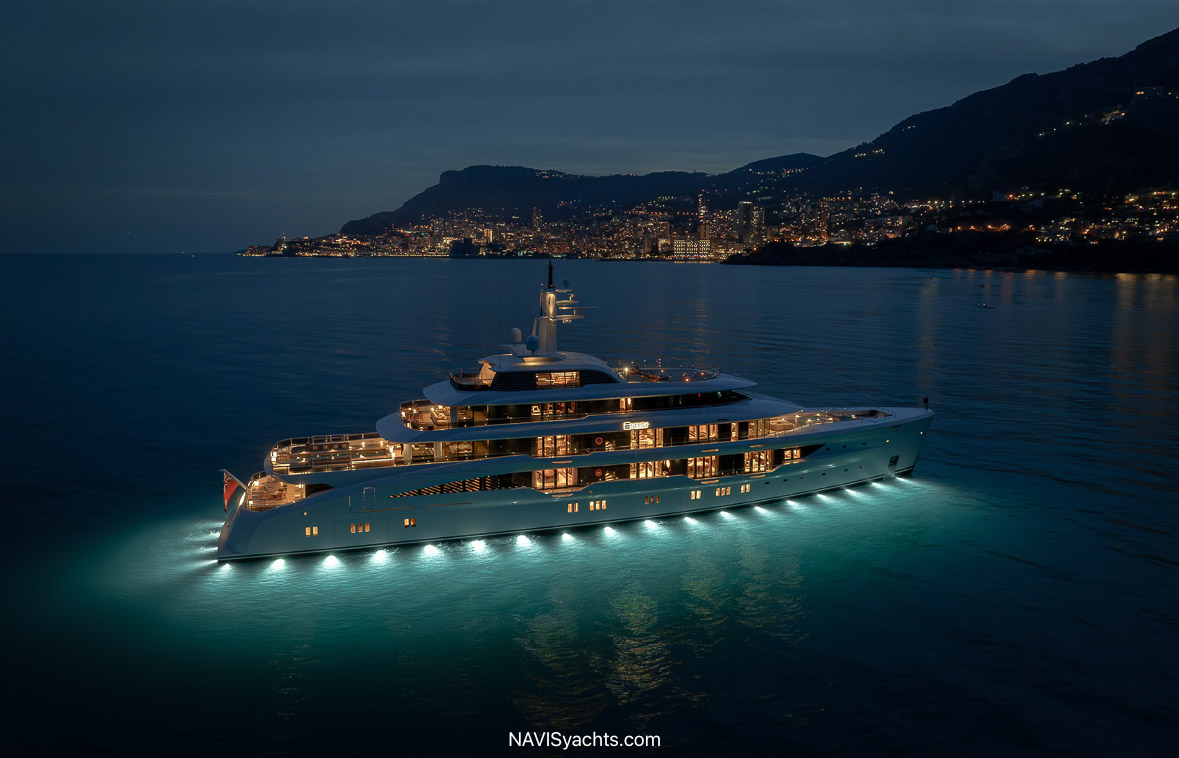 Amels Superyacht Energy. The incredible craftsmanship, use of woods, natural stone, marble, leathers, and lyrical design combine to make this yacht a true home on the water, escaping every concern and immersing in Energy’s calm, quiet luxury.