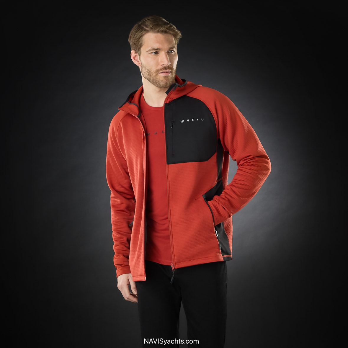 Musto EVO Therm Hooded Technical Fleece Jacket