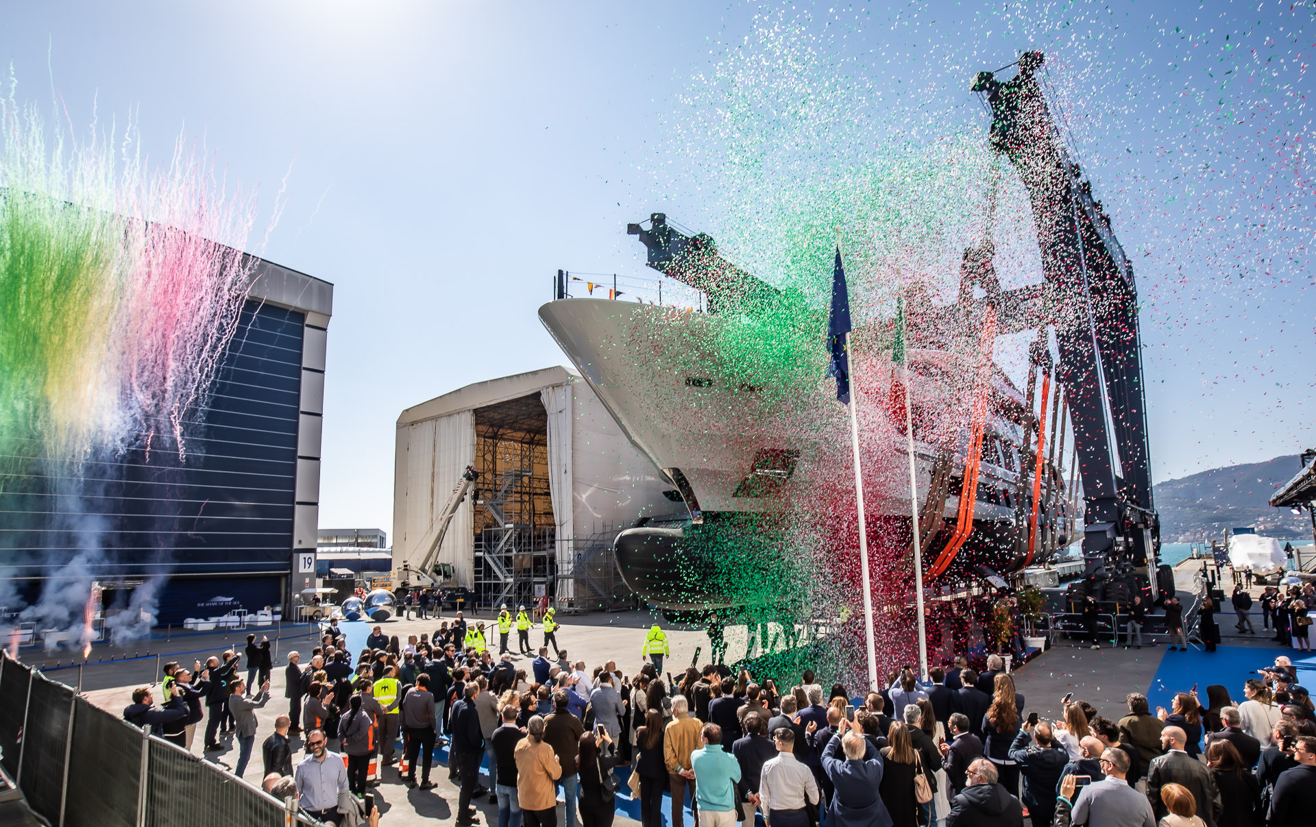 Baglietto Launches 60-Meter T60 Flagship in La Spezia