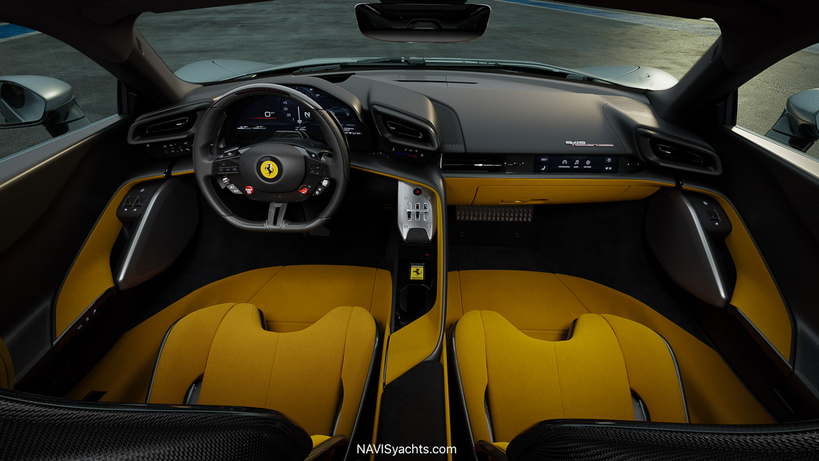Ferrari 849 Testarossa modern supercar design inspired by Ferrari racing heritage