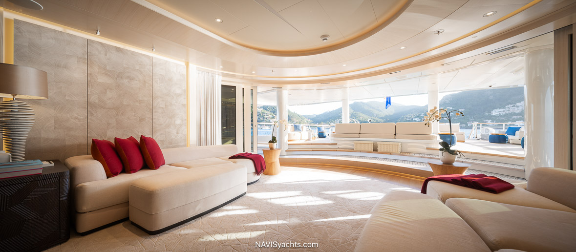 Amels Synthesis luxury superyacht interior designed by Winch Design