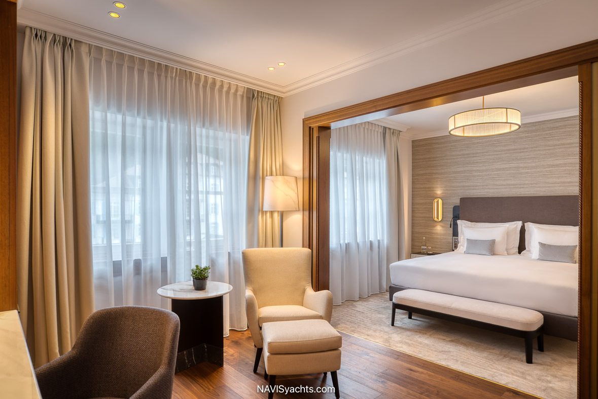 Luxury suite at Grand Hotel des Bains Kempinski St. Moritz