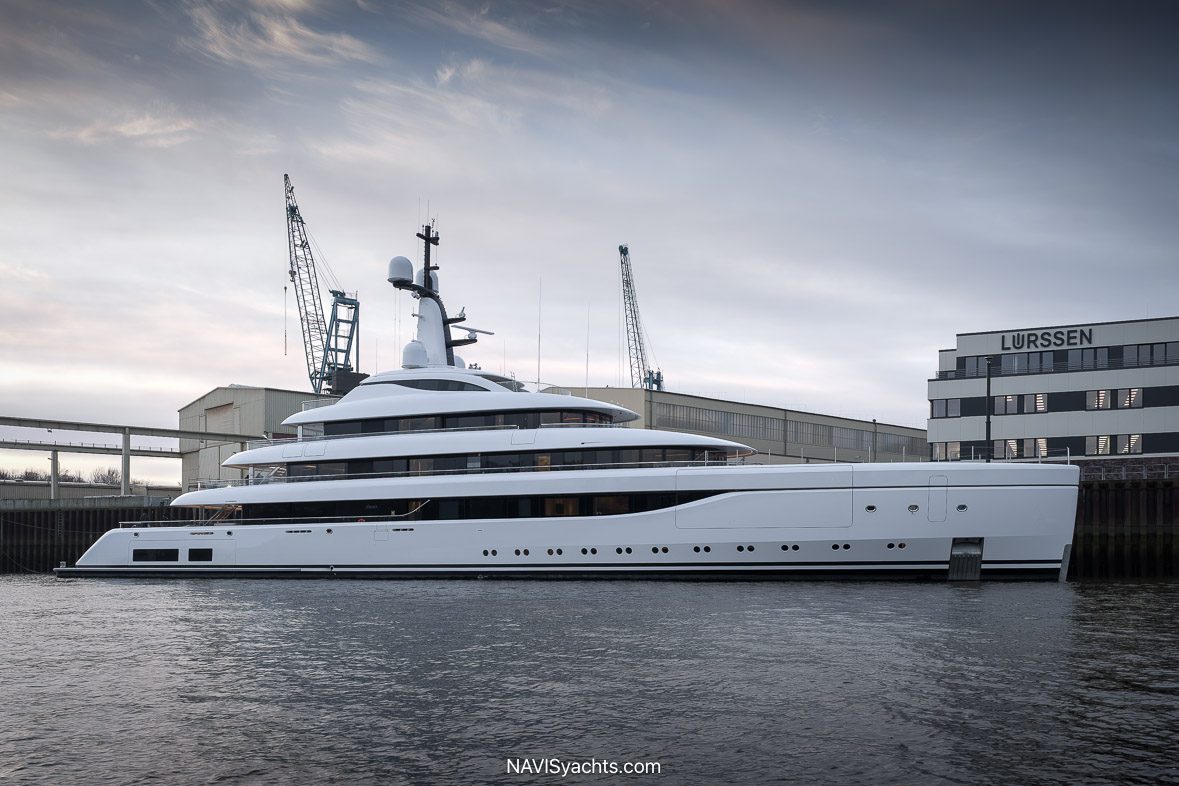 Superyachts on display at Port Hercule during the Monaco Yacht Show