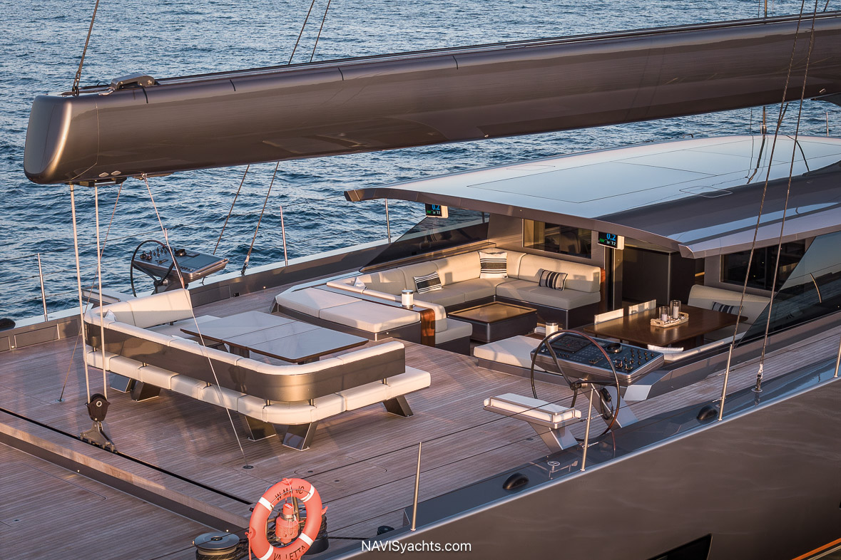 Vitters Magic main cockpit with panoramic glazing and al fresco dining