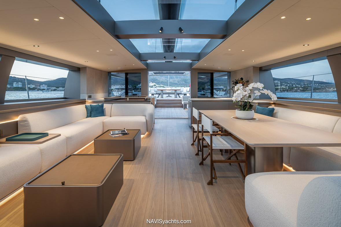 Vitters Magic luxury sailing yacht interior by Design Unlimited and TK Interiors