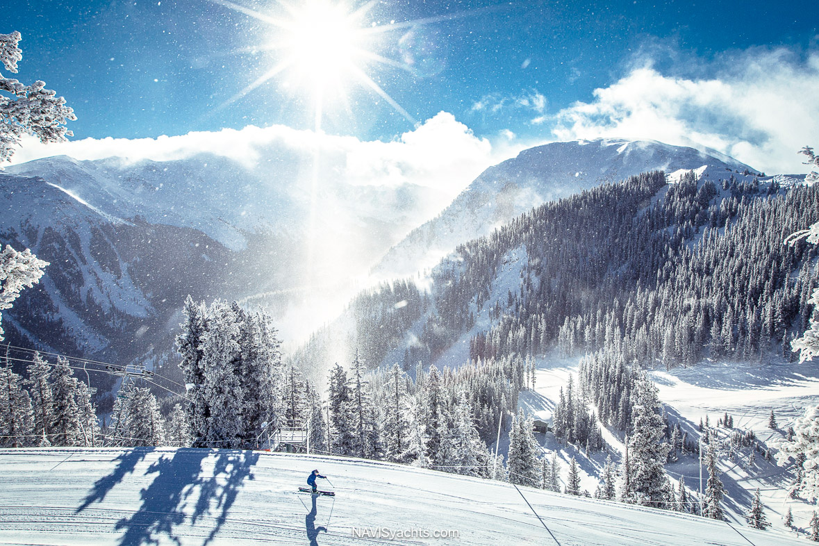 High alpine terrain at Taos Ski Valley New Mexico