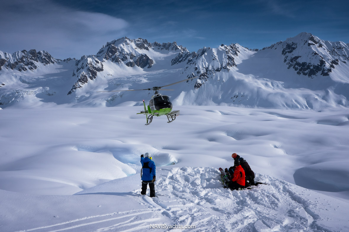 Heli-skiing in the Tordrillo Mountains near Anchorage