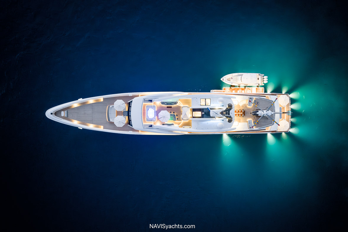 Feadship Vanish 71.5-meter luxury superyacht with contemporary exterior design by Harrison Eidsgaard