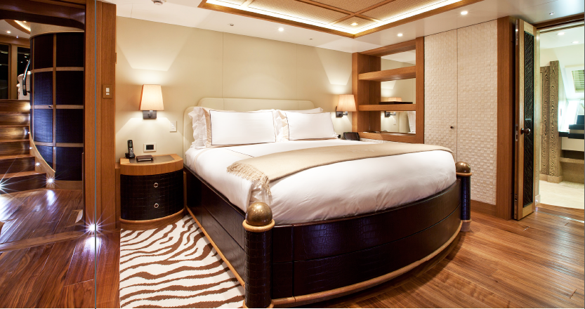 Hemisphere superyacht bedroom