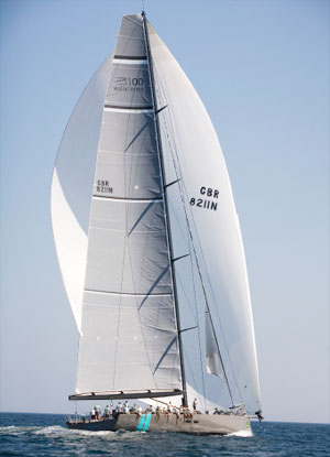 The WallyCento Hamilton superyacht